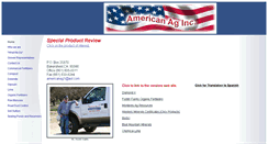 Desktop Screenshot of americanaginc.com